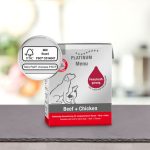 PLATINUM MENU Μαγειρευτή (FSG) Υγρή Τροφή Σκύλου, Μοσχάρι & Κοτόπουλο - Image 3